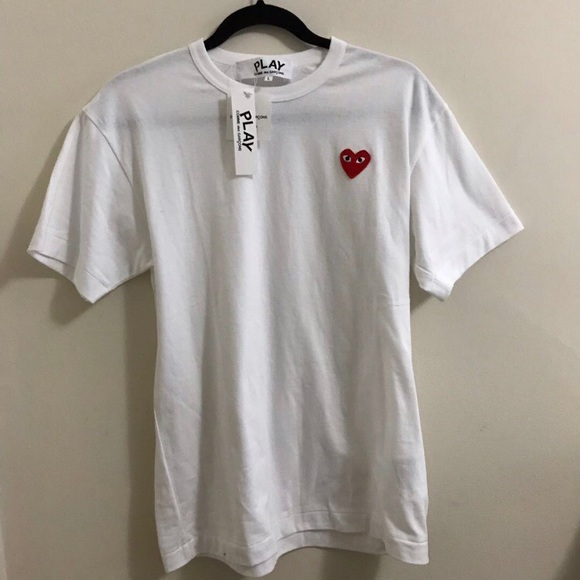 COMME DES GARÇONS Red heart shirt - Picture 2 of 3